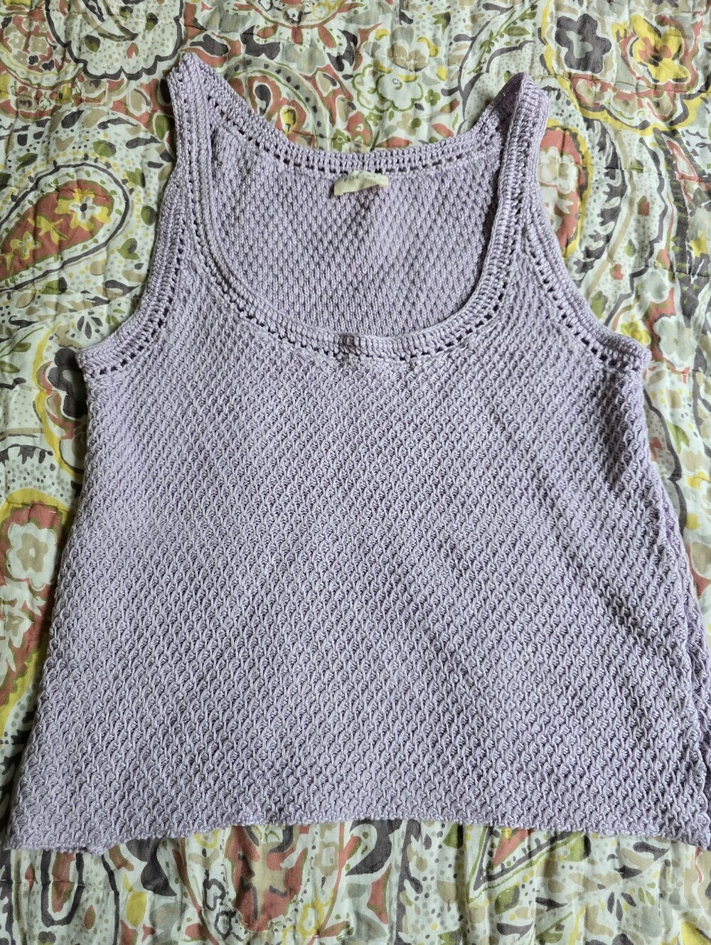 Poetry Linen Knit Tank Top Women's Size US 6